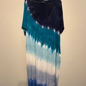Women’s tie dye dress with pockets Lane Bryant 14/16
